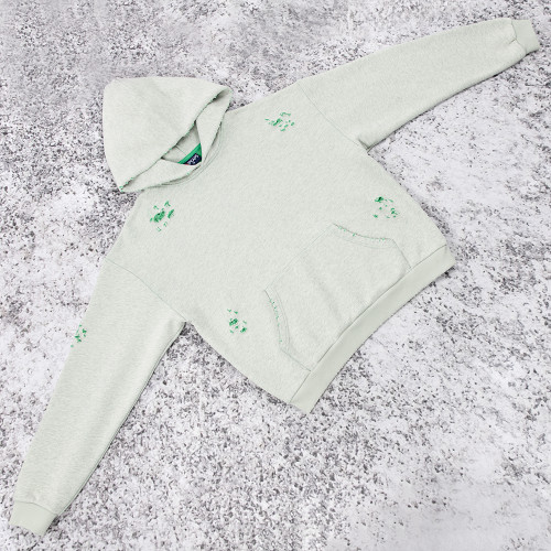 Distressed Hoodie Pullover Supplier | French Terry Streetwear OEM