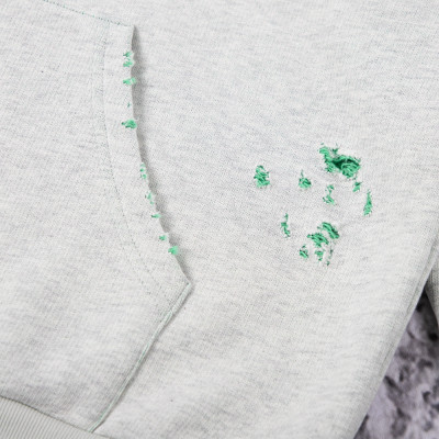 Distressed Hoodie Pullover Supplier | French Terry Streetwear OEM