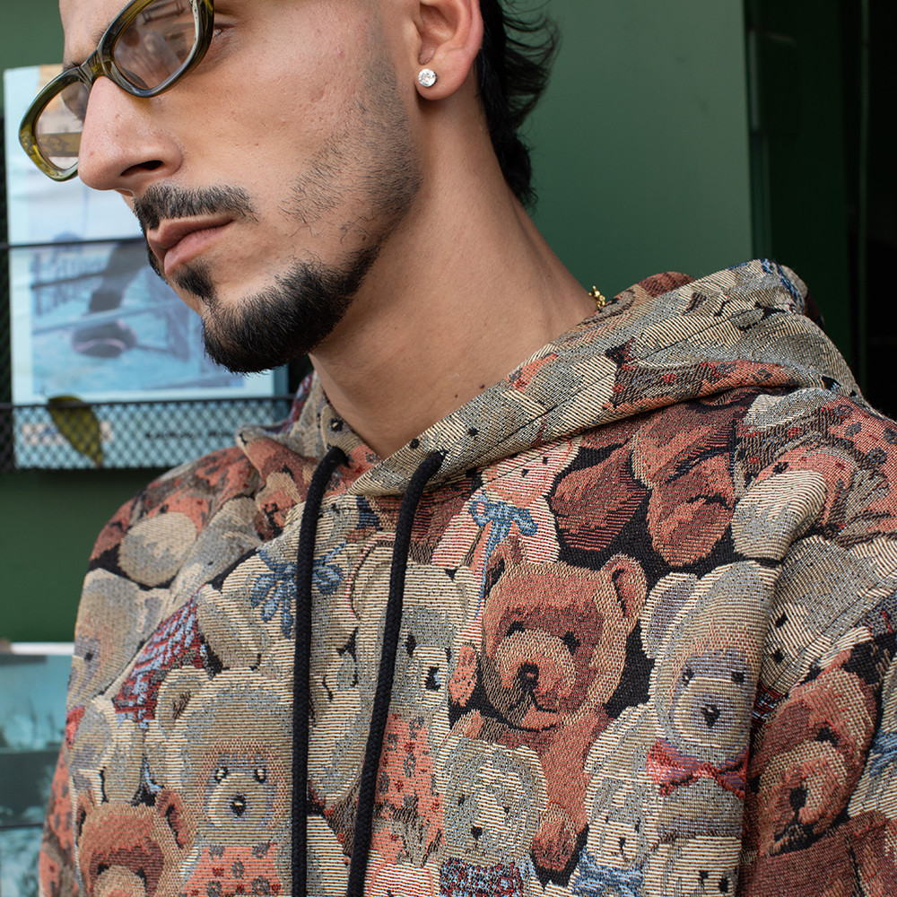 Detail image of jacket lining