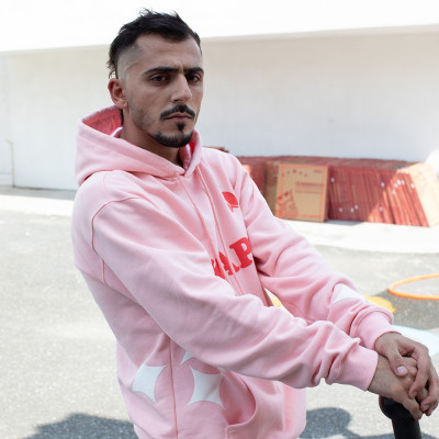 Puff Print Hoodie Manufacturer | Pink Streetwear Fleece | Custom OEM