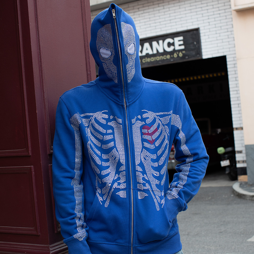 Green retro jacket model display