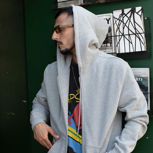 Full Zip Hoodie — Custom OEM/ODM, Midweight Fleece, Color Options