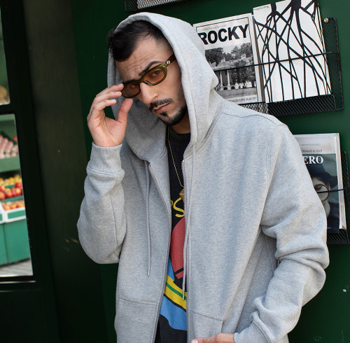 Full Zip Hoodie — Custom OEM/ODM, Midweight Fleece, Color Options