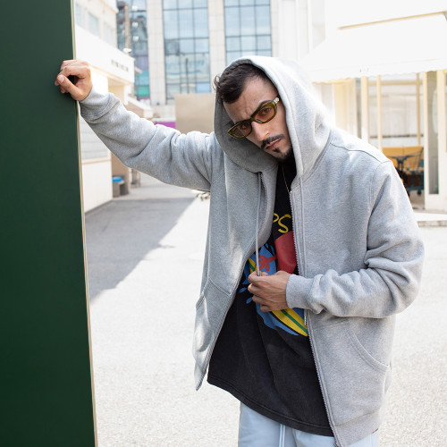 Full Zip Hoodie — Custom OEM/ODM, Midweight Fleece, Color Options