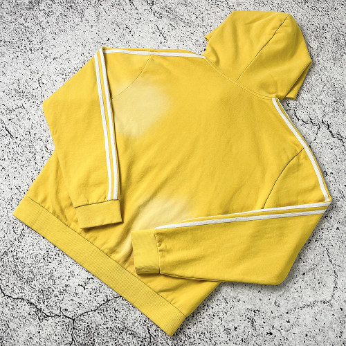 Zip hoodie manufacturer - Fleece Full Zip, Stripe Sleeves, Chenille Letters