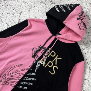 Custom Embroidered Pullover Hoodie — Colorblock Streetwear OEM/ODM Private Label