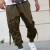 Custom Nylon Cargo Pants — Jogger Cuff, Multi-Pocket, OEM/ODM Factory