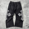 Custom Wide Leg Sweatpants | Gothic Cross Streetwear – OEM Pants Manufacturer
