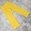 Custom Rhinestone Sweatpants | Yellow Zip Track Pants – OEM Manufacturer
