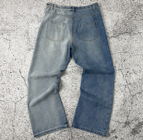 Two Tone Denim Jeans | Split Wash - custom denim jeans manufacturer