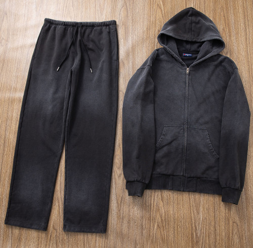 Custom Fleece Tracksuit Set OEM Supplier for Streetwear Brands