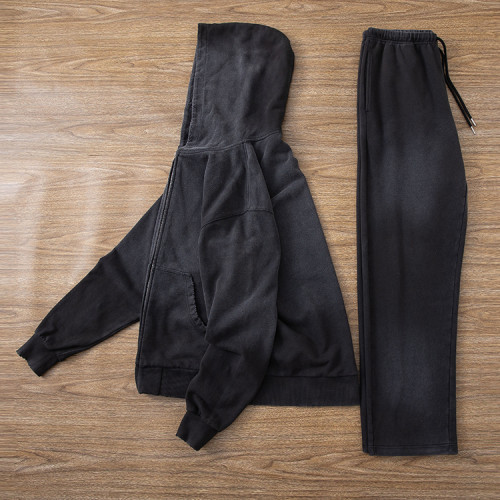 Custom Fleece Tracksuit Set OEM Supplier for Streetwear Brands
