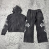 Custom Gothic Cross Hoodie Set | Tracksuit Set Manufacturer