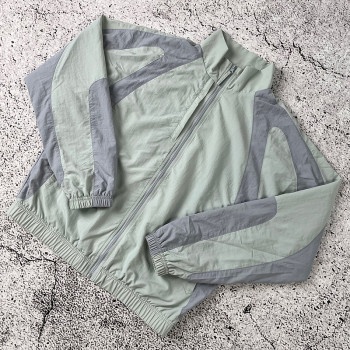 Custom Tracksuit Set Manufacturer Two Tone Nylon Mens Tracksuit