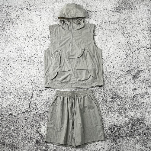 Custom tracksuit set vest & shorts OEM manufacturer