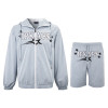 Custom tracksuit set with embroidery logo OEM manufacturer