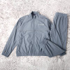 Custom tracksuit set manufacturer grey men woven warmup suit Keywords