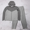 Custom tracksuit set for brands, lightweight hooded wind suit