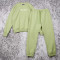 Custom tracksuit set manufacturer pastel fleece jogger set