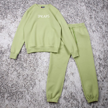 Custom tracksuit set manufacturer pastel fleece jogger set