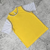 Custom sports t shirt manufacturer yellow mesh team tee