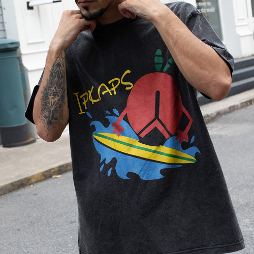 Streetwear OEM custom vintage wash t shirts manufacturer