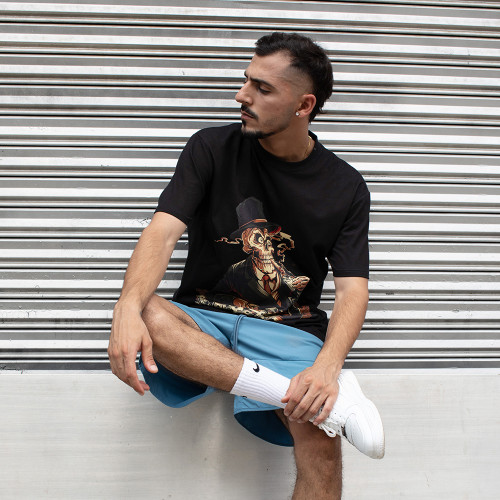 Graphic Streetwear T Shirt | Skull Print - custom t shirt manufacturer