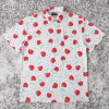 Custom Hawaiian T Shirts | Allover Cherry Print Shirt OEM Manufacturer