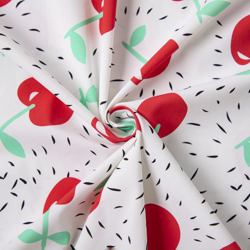 Custom Hawaiian T Shirts | Allover Cherry Print Shirt OEM Manufacturer