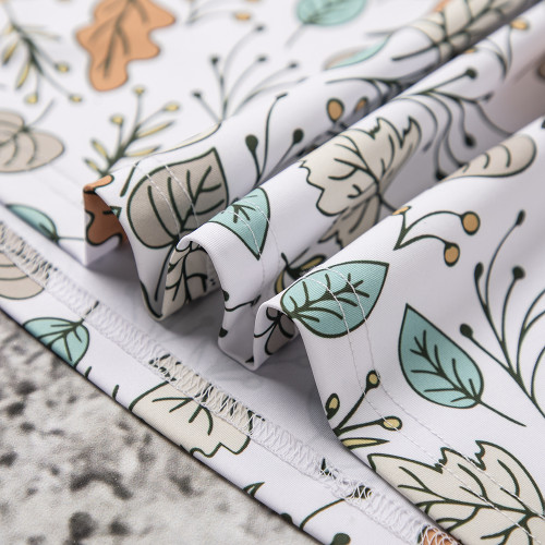 Custom Printed Polo T Shirts | Leaf Allover – Private Label Supplier