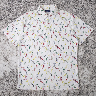 Wholesale custom printed polo t shirts for golf brands