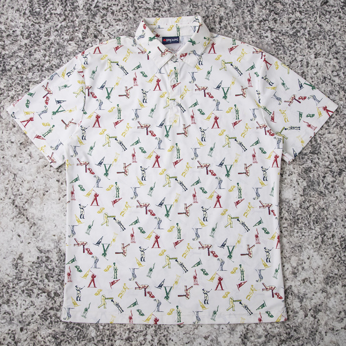 Wholesale custom printed polo t shirts for golf brands