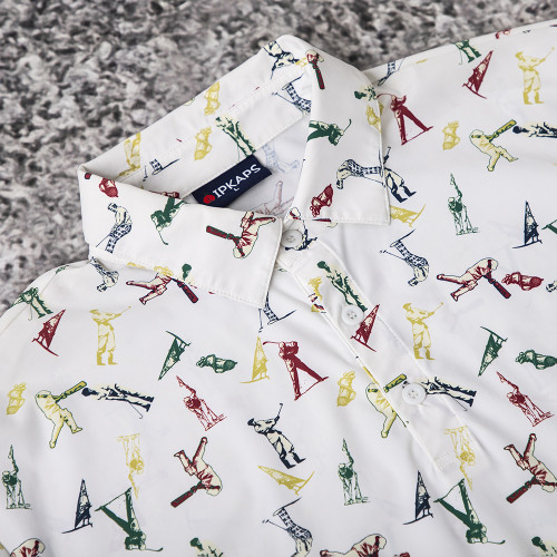 Wholesale custom printed polo t shirts for golf brands