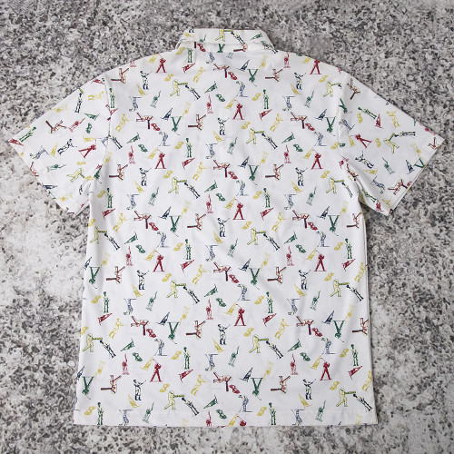 Wholesale custom printed polo t shirts for golf brands