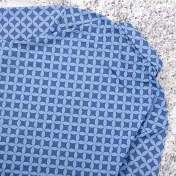 Custom printed polo t shirts allover geometric golf top