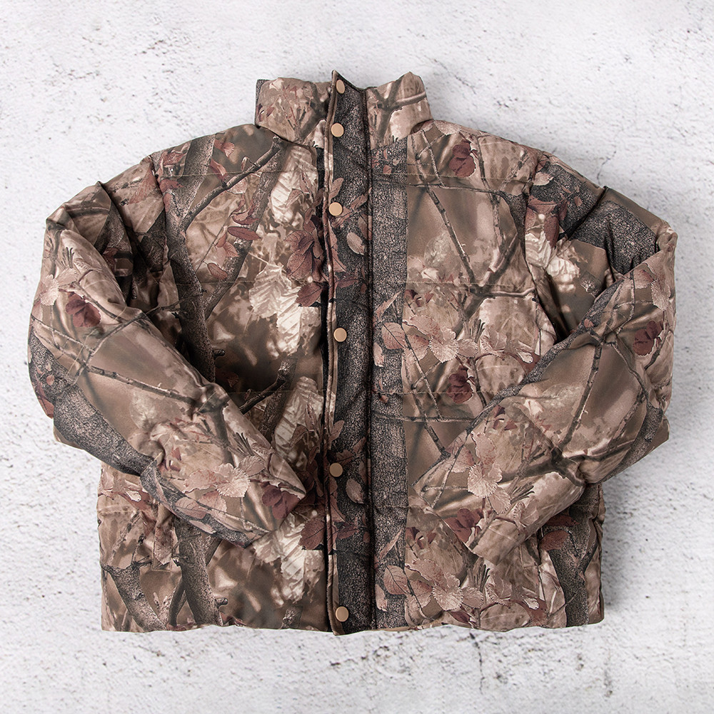 Green retro jacket model display