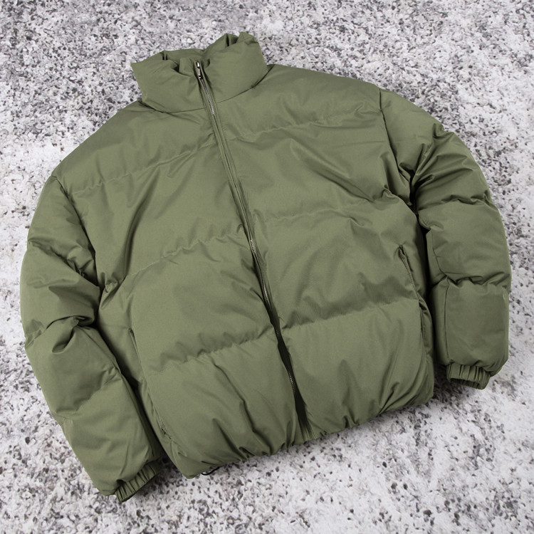 Green retro jacket model display