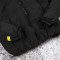 custom puffer jacket | OEM black padded winter outerwear manufacturer