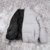 custom light grey puffer jacket | OEM winter outerwear manufacturer