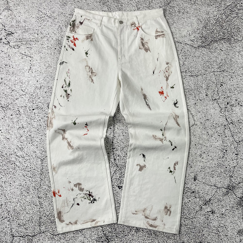 Custom Painted Denim Jeans for Brands, OEM Jeans Manufacturer