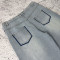 Custom denim jeans manufacturer - wide leg light wash jeans