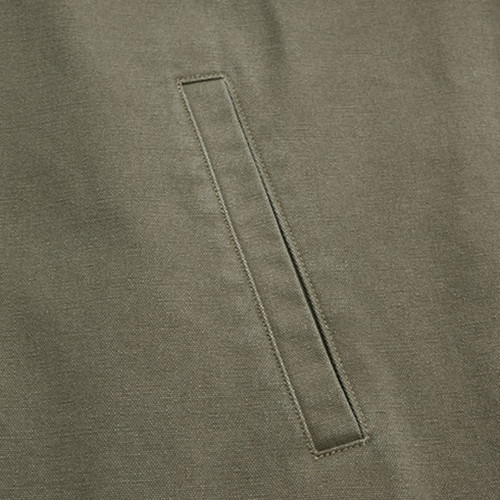 Custom Work Jacket | Olive Canvas Coach – OEM Jacket Manufacturer