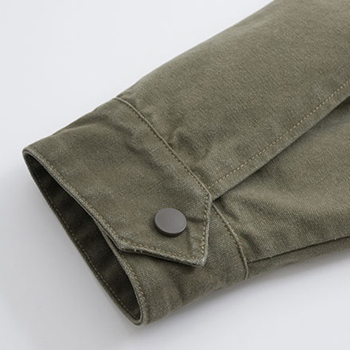 Custom Work Jacket | Olive Canvas Coach – OEM Jacket Manufacturer