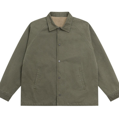 Custom Work Jacket | Olive Canvas Coach – OEM Jacket Manufacturer