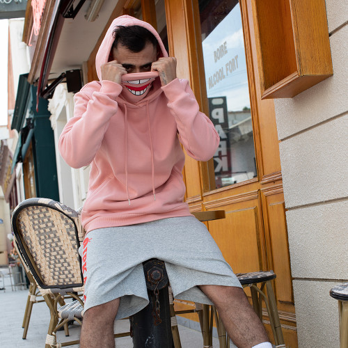 Custom Hoodie Manufacturer Funny Face Mask | Streetwear OEM