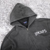 Custom Washed Hoodie | Vintage Zip Hoodie OEM Manufacturer