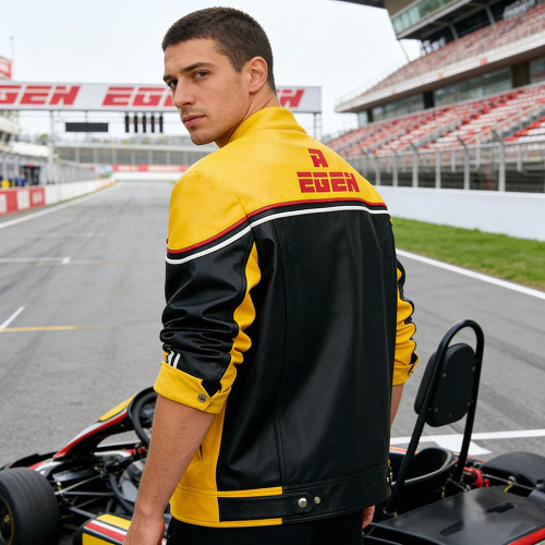 Custom Racing Jackets | Yellow Black Moto - OEM Manufacturer