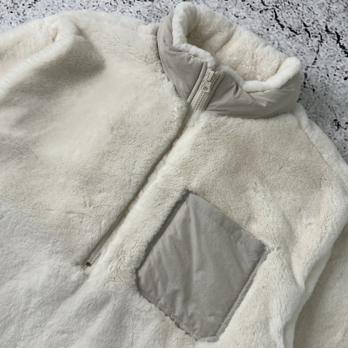 OEM custom fleece jacket supplier for streetwear brands