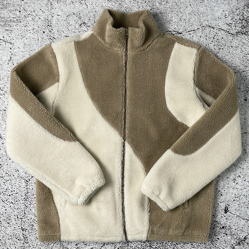 Custom Fleece Jacket Manufacturer Sherpa Zip Outerwear