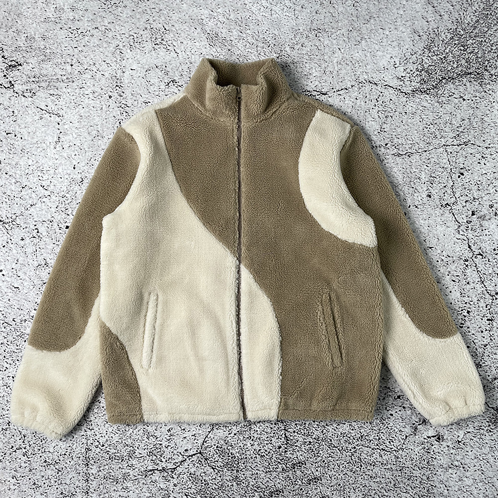 Green retro jacket model display